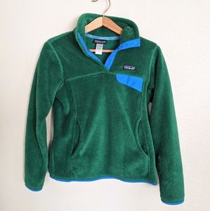 Patagonia Green Re-tool Snap-T Pullover Fleece Sm